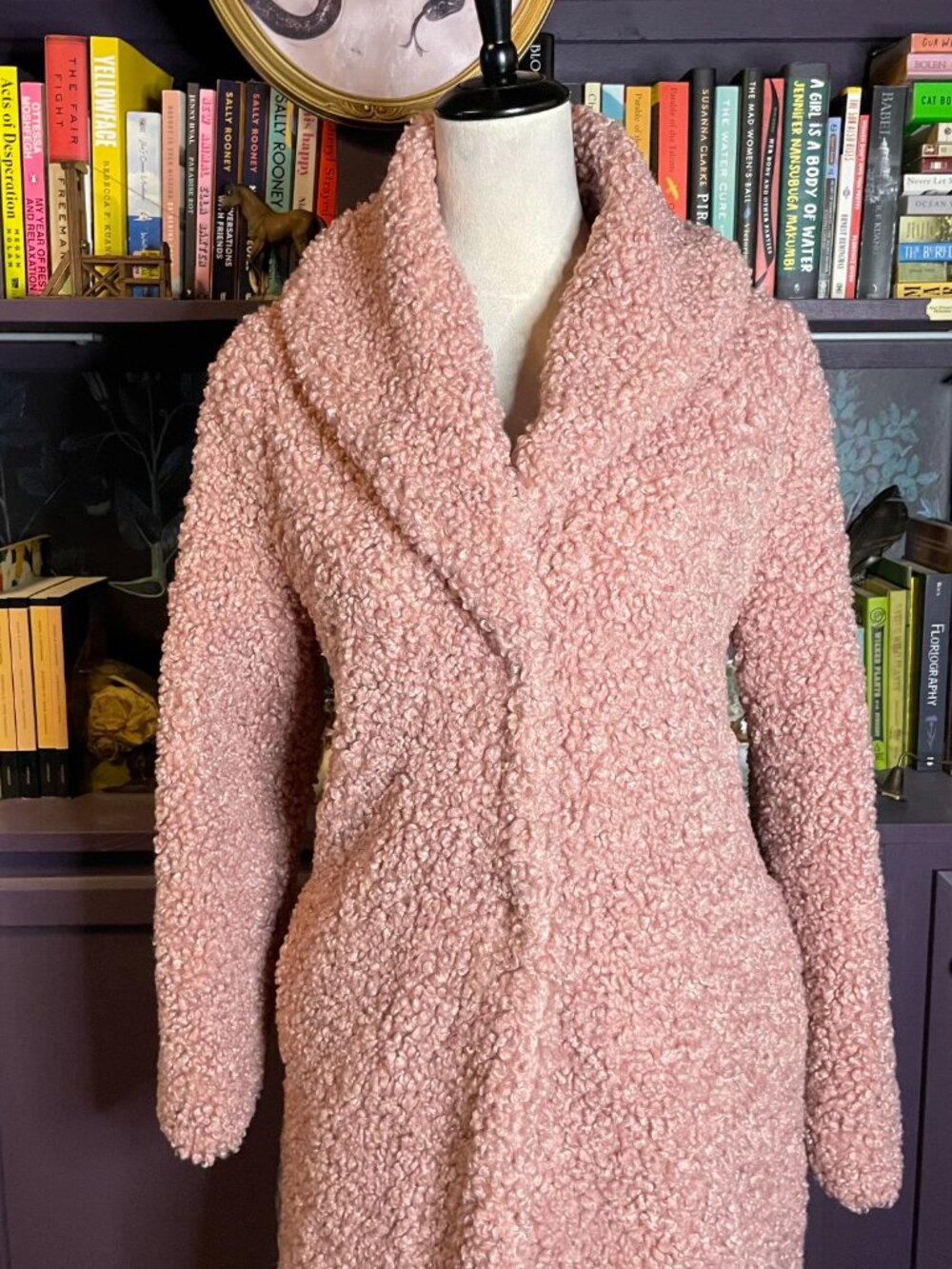 Soft Pink Fuzzy / Teddy Coat - Picture 3 of 8